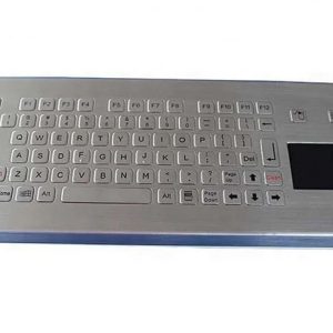 Teclado em Aço Inox com Touchpad