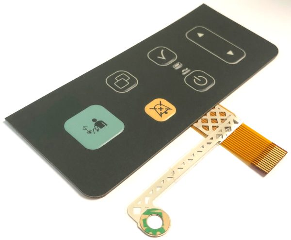 Teclado de membrana com proteção eletromagnetica