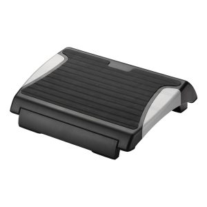 Os apoio para os pés sustentam as pernas e auxiliam indiretamente os músculos da região lombar, contribuindo para uma postura ereta.