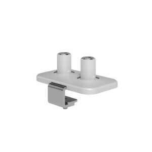 base de aperto em mesa para braço de monitor duplo