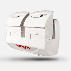 base de carregamento para 2 baterias para equipamentos hospitalares