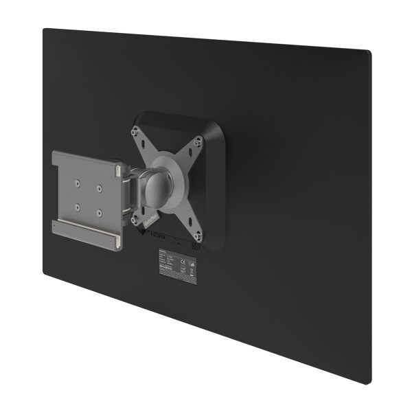 braço de monitor curto com fixação em calha