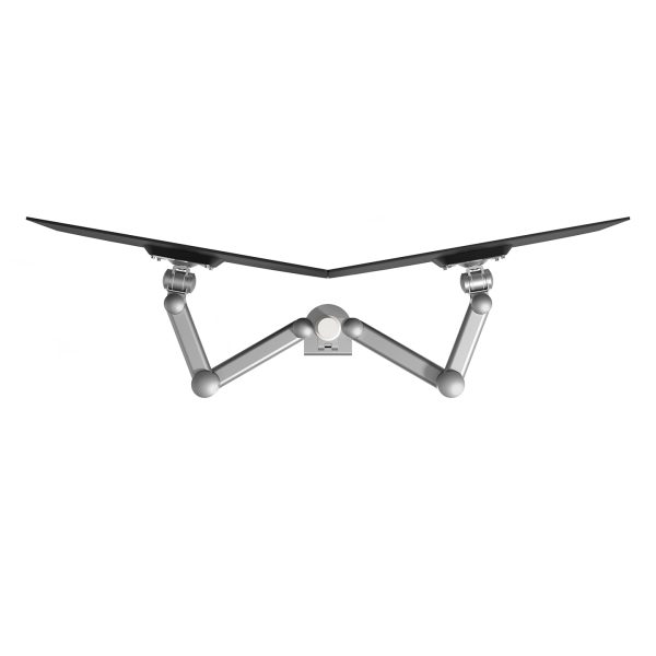 Braço de monitor duplo (4kg) - Altura estática e dependente - Mesa