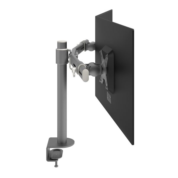 Braço de monitor duplo (15kg) - Altura estática e dependente - Mesa