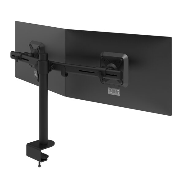 braço de monitor duplo com fixação em mesa