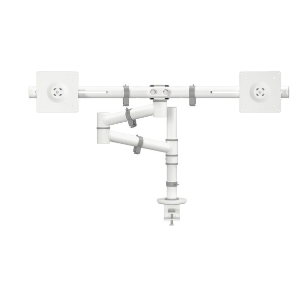 Braço de monitor duplo (4kg) - Altura estática e dependente - Mesa