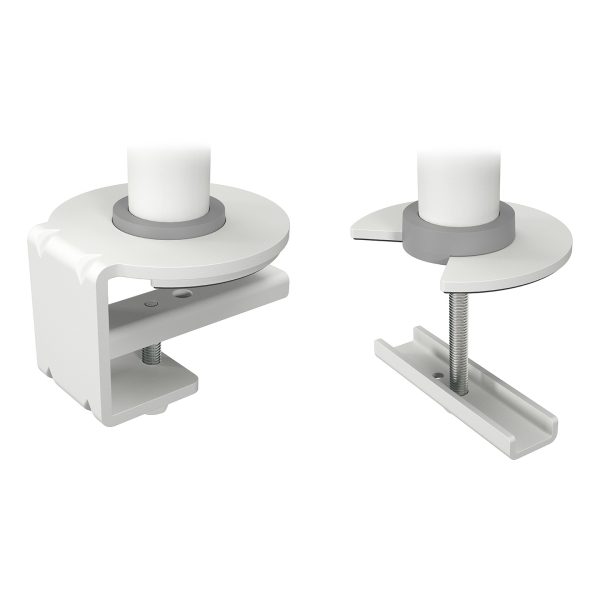 Braço de monitor duplo (4kg) - Altura estática e dependente - Mesa
