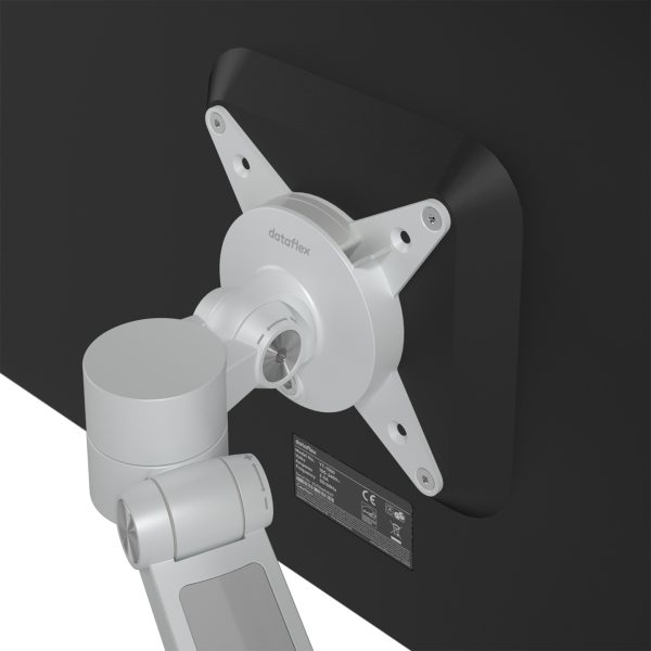 Braço de monitor inox (8kg) - Altura dinâmica e profundidade independente - Mesa