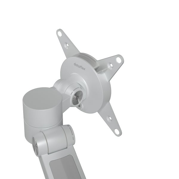 Braço de monitor inox (8kg) - Altura dinâmica e profundidade independente - Mesa