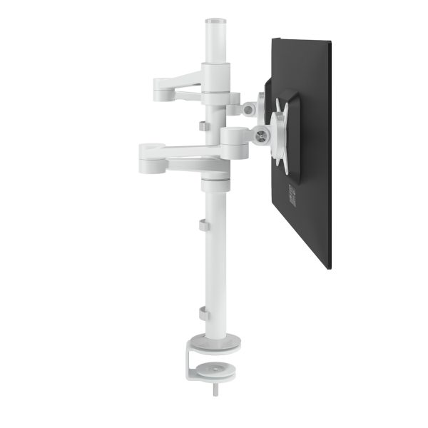 Braço de monitor duplo com profundidade e altura - Mesa