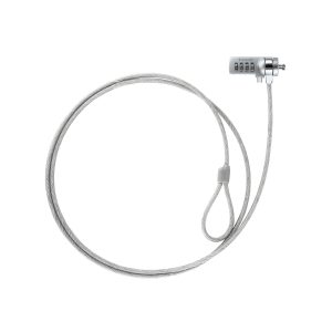 Cabo combinado de segurança para computador portátil de 1,5 metros