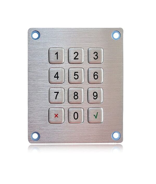 keypad anti vandalismo de 24 teclas