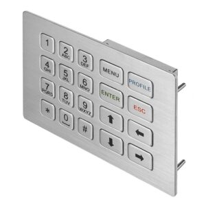 keypad em metal com 20 botões