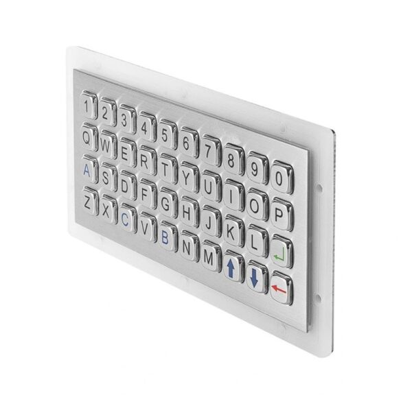 keypa de 40 teclas resistente ao vandalismo e montagem posterior