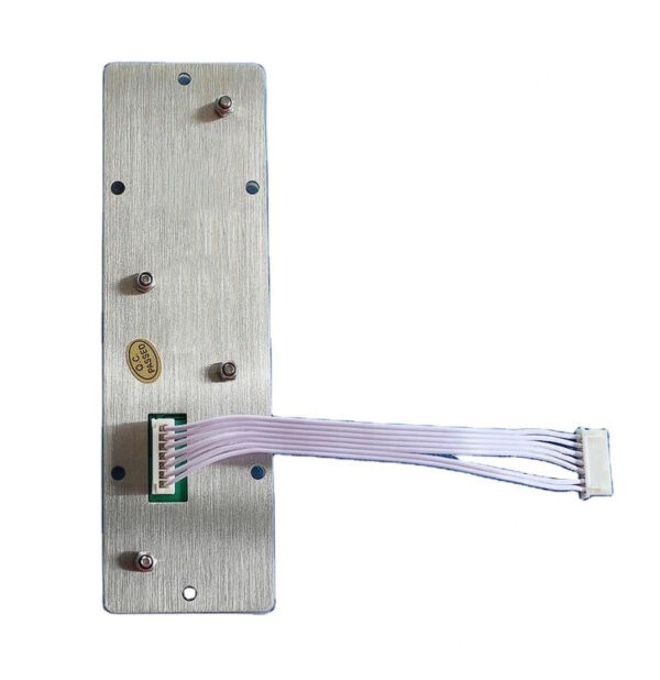 mini teclado em aço inox antivandalico