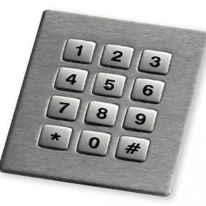 Keypad em Aço Inox (montagem frontal)