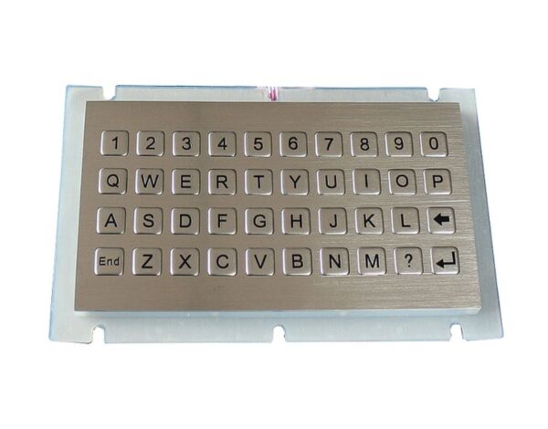 mini teclado em inox com 40 teclas