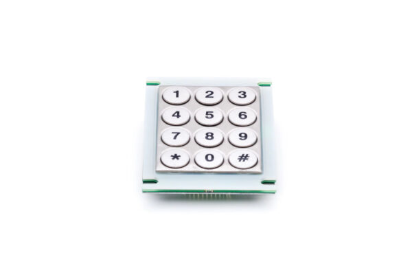 keypad numerico de 12 teclas em aço inox