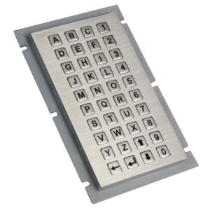 keypad vertical com 40 teclas em aço inox