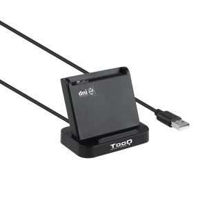 Leitor de Cartão Inteligente DNIe VISION USB 2.0, Preto