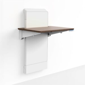 mesa de parede com ajuste em altura