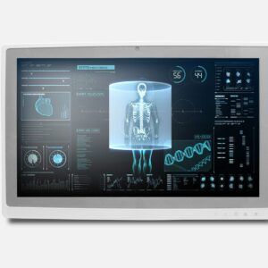 monitor médico slim tátil de 22 polegadas e resolução fullHD