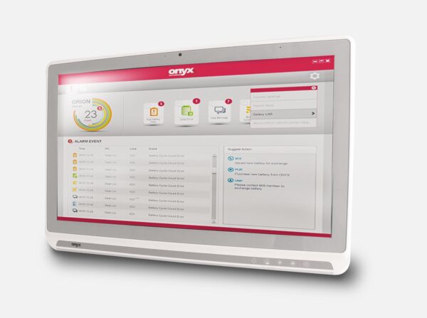 pc all in one com certificação medica 22 polegadas e baterias