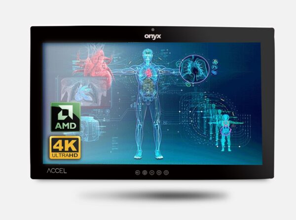 computador AIO medico com 32 polegadas e processador AMD Ryzen