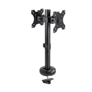 suporte para 2 monitores entre 17 e 32 pol com fixação em mesa