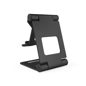 Suporte de mesa para telemóvel, cor preta