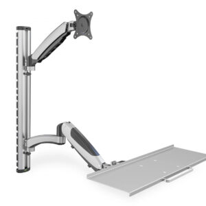 suporte de parede para monitor, teclado e rato