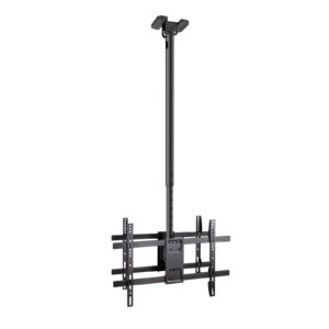 suporte de teto para tvs entre 54 e 86 polegadas com regulação em altura entre 1090 e 1690 mm.