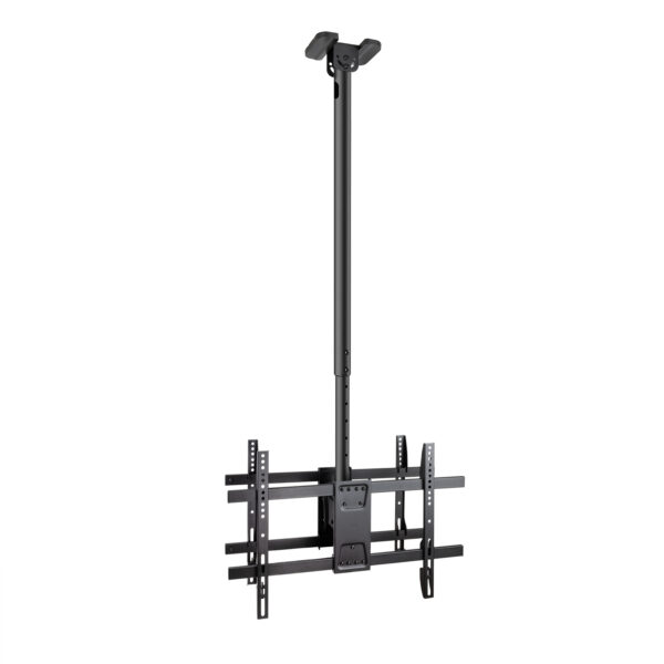 suporte de teto para tvs entre 54 e 86 polegadas com regulação em altura entre 1090 e 1690 mm.