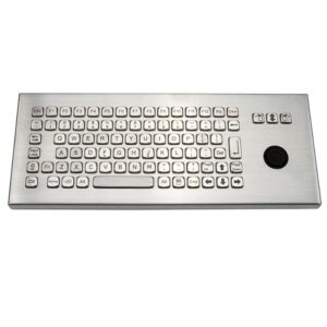 teclado para a industria em metal e com mini joystick