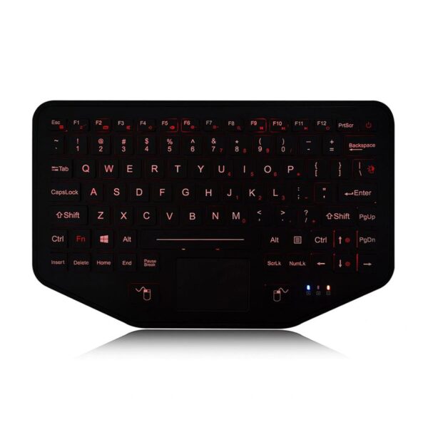 teclado portatil com touchpad wireless para veiculos