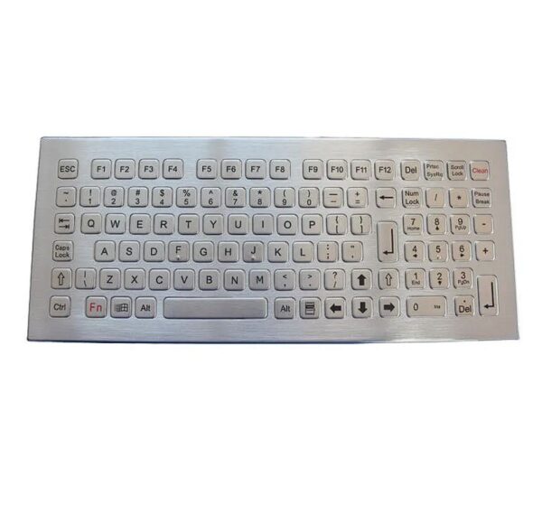 teclado em aço inox com IP68