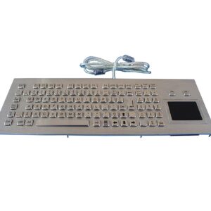 teclado metalico com touchpad
