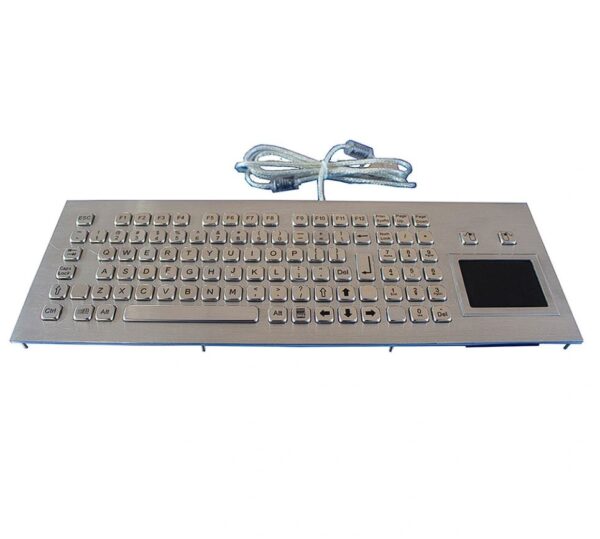 teclado metalico com touchpad