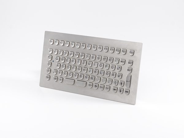 Teclado em Aço Inox (montagem frontal)