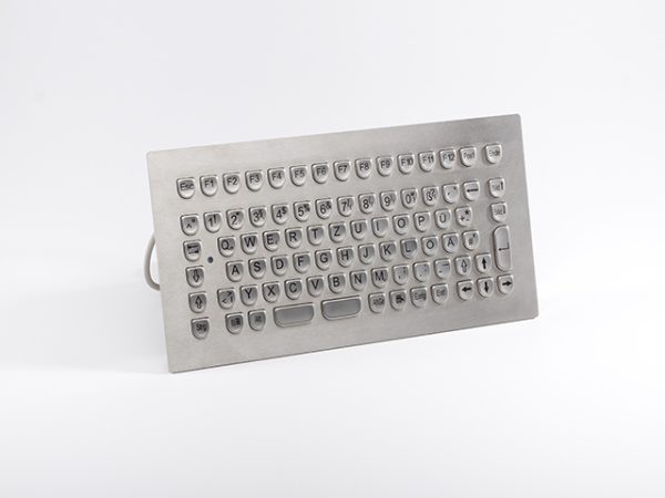 Teclado em Aço Inox (montagem frontal)