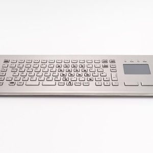 Teclado em Aço Inox com Touchpad (Desktop)