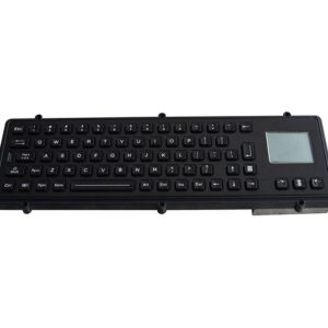 teclado industrial com toucpad e teclas retroiluminadas