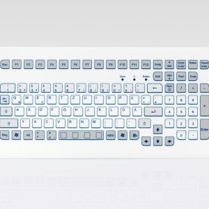 Teclado Industrial com Keypad (montagem frontal compacta)