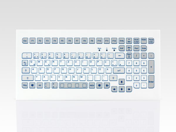 Teclado Industrial com Keypad (montagem frontal compacta)