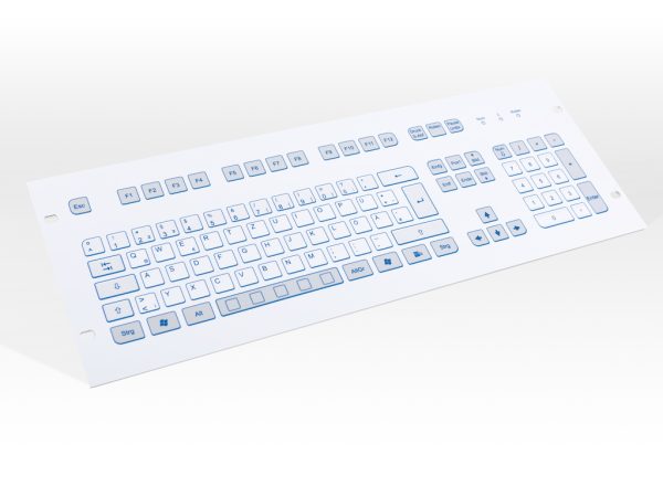 Teclado Industrial com Keypad (Rack)