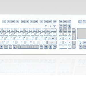 Teclado Industrial com Keypad e Touchpad (Rack)