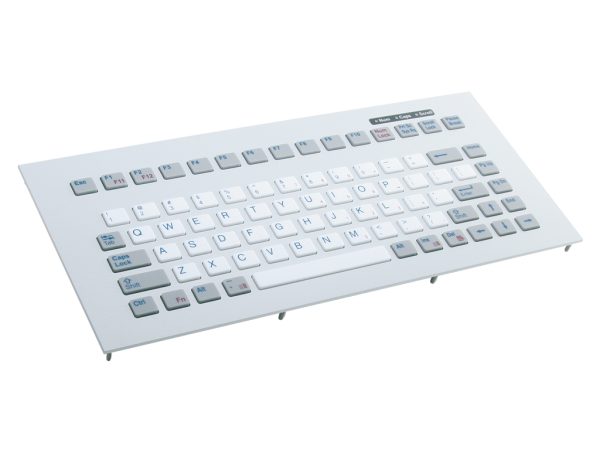 Teclado Industrial com teclas silicone (montagem frontal)