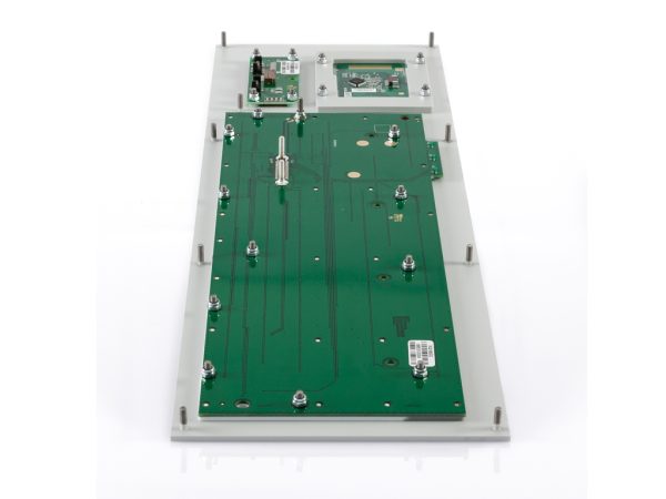 Teclado Industrial com teclas silicone e Touchpad (montagem frontal)
