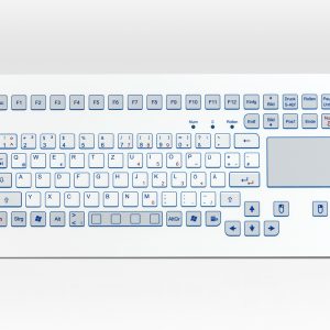 Teclado Industrial com Touchpad (montagem frontal)