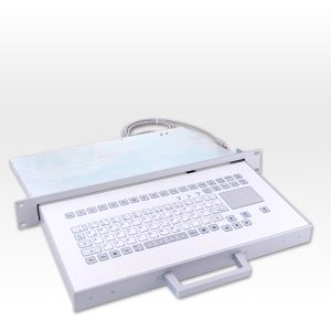 Teclado Industrial com Touchpad (em gaveta)
